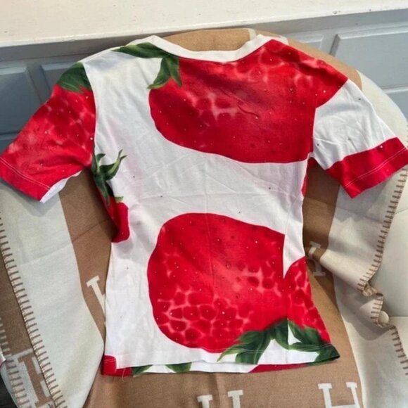 Dolce & Gabbana Strawberry T-Shirt - Picture 3 of 6